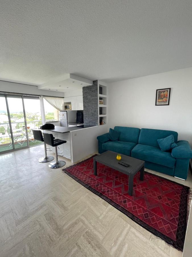 Beau Studio Dans Residence Avec Piscine Et Vue Sur La Ville - 5Min Des Plages Mandelieu エクステリア 写真